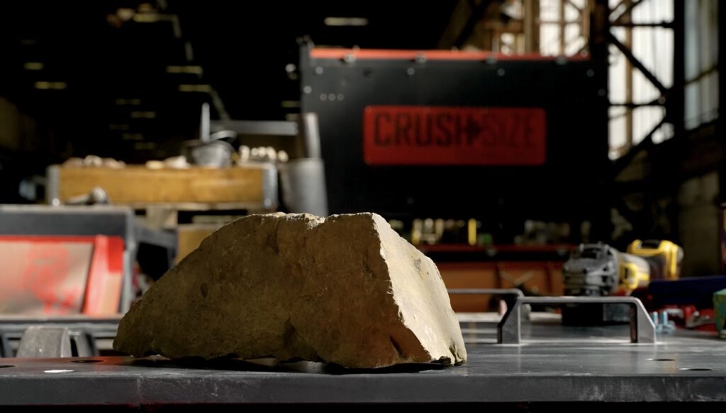 Gypsum on Crush+Size Crusher